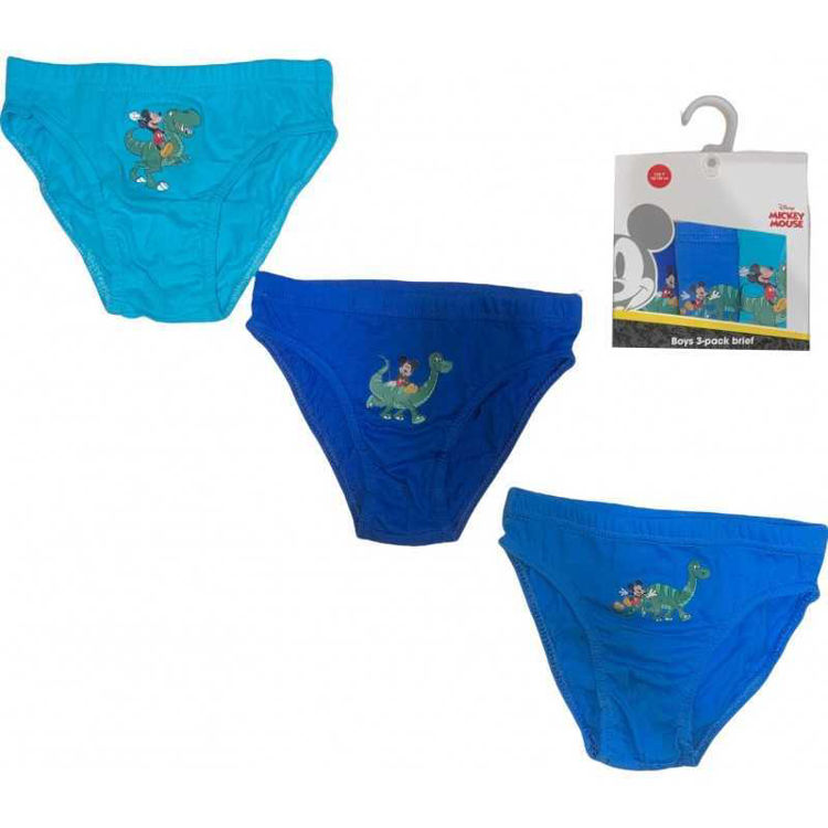 Picture of 21221863- 3 pack 100% cotton disney mickey briefs.